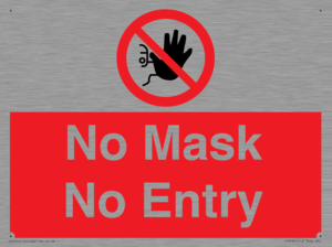 No Mask No Entry